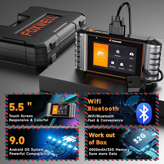 2025 FOXWELL NT716 OBD2 Scanner Bidirectional Control 9+ Resets Scan Tool ABS - Image 6