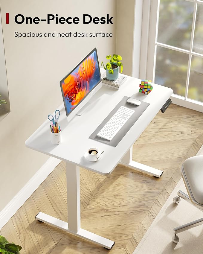 SANODESK Electric Standing Desk 40 x 24 Inches Whole-Piece Desktop Height - Image 7