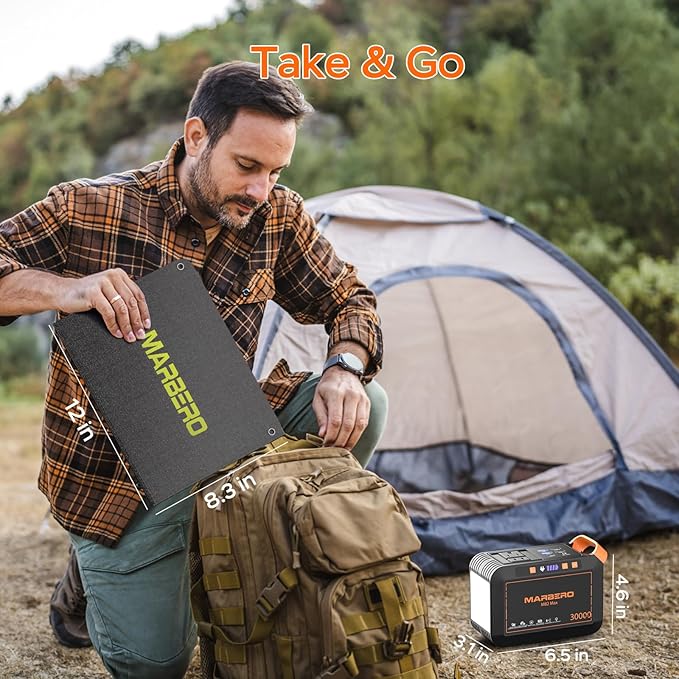 MARBERO Solar Generator 111Wh Portable Power Station - Image 4