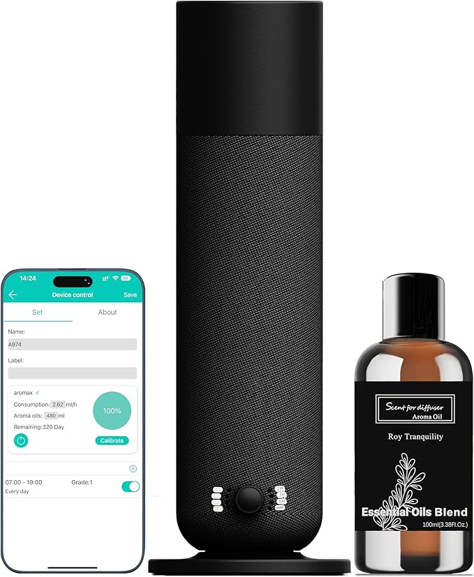 Smart Waterless Essential Oil Diffuser, Scent Air Machine by Unknown