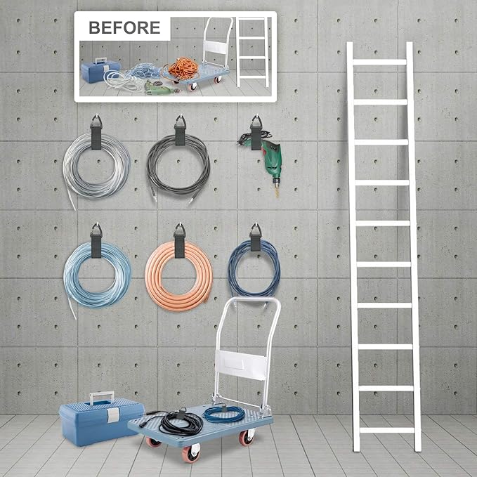ZTSXLLIM Extension Cord Holder Organizer, Extension Cord Hanger - Image 3