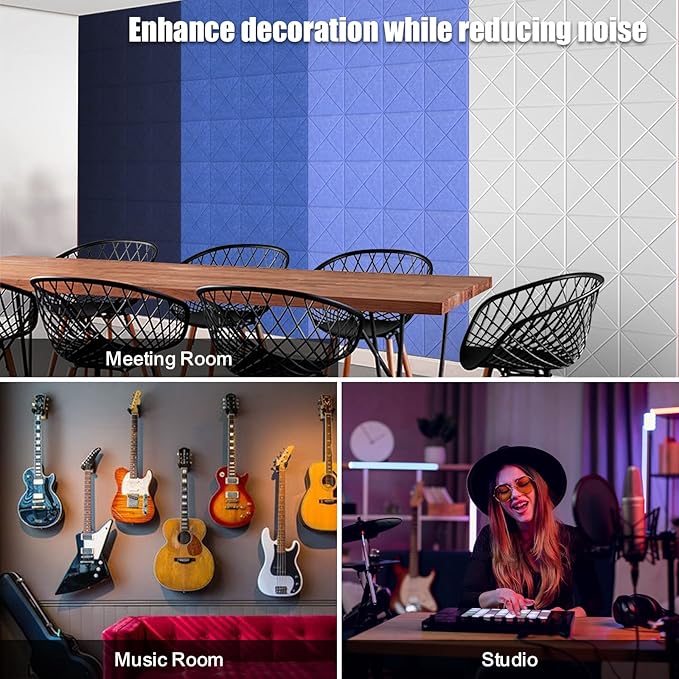 Sonicism 12 Pack X-Lined Acoustic Panels - Image 8