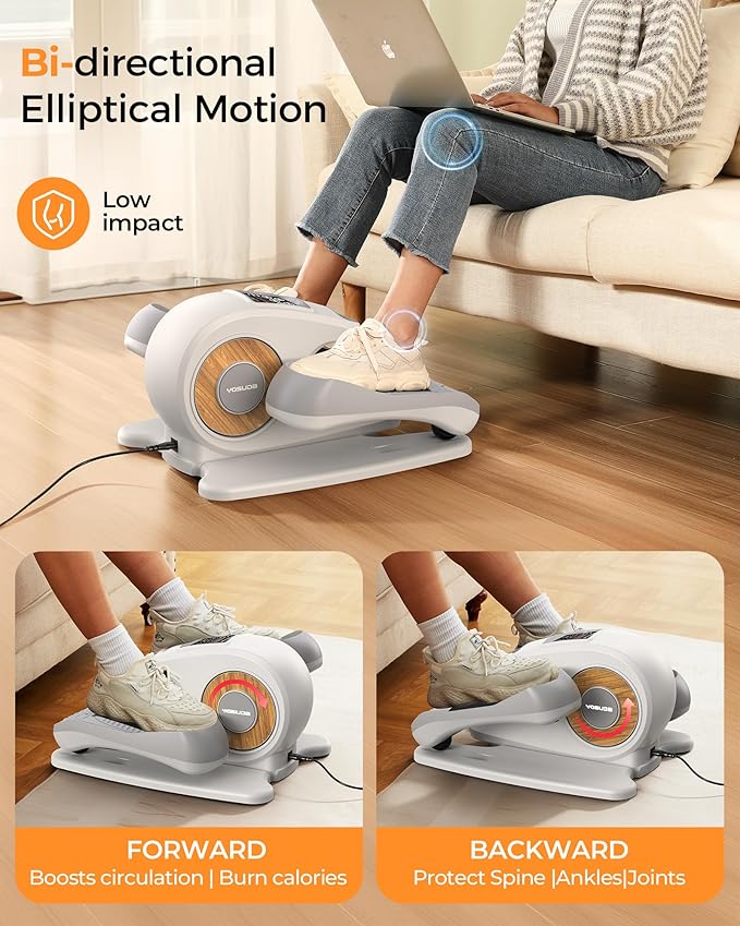 YOSUDA Under Desk Elliptical Electric, Elliptical Machine - Image 4