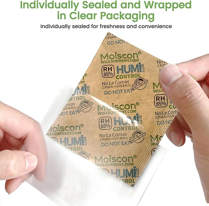 Wisesorb 30 Pack 85% RH Size 8 Two-Way Humidity Control Packs - Image 4