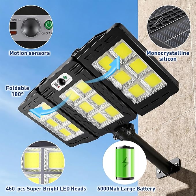 JWT Solar Street Lights Outdoor Waterproof - Image 5
