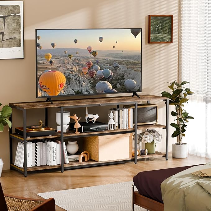 Aquzee 65 inch TV Stand, Entertainment Center - Image 2