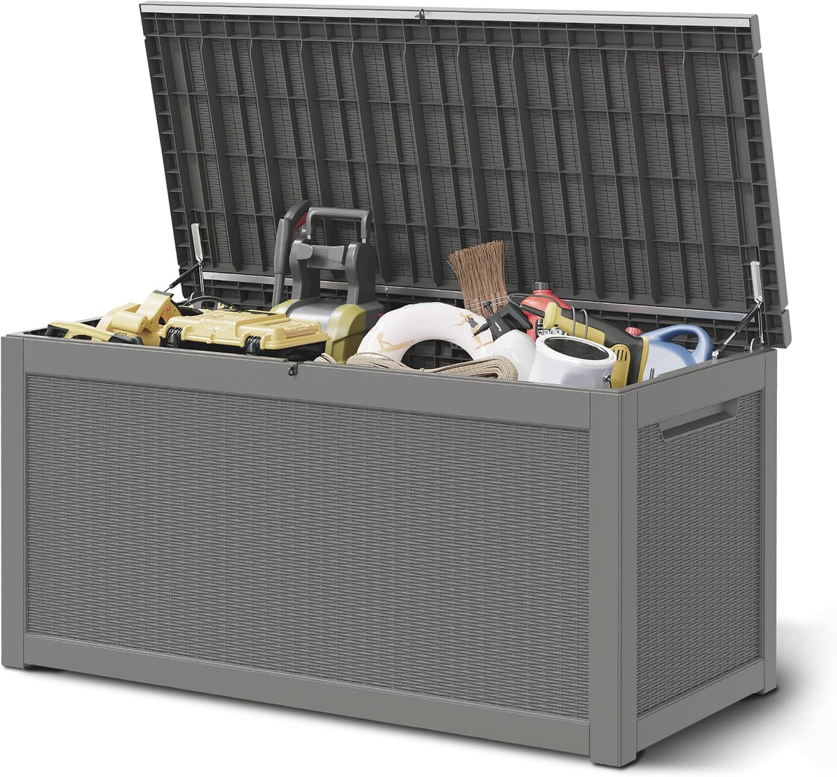 300 gal deck box, outdoor storage box waterproof, main product view