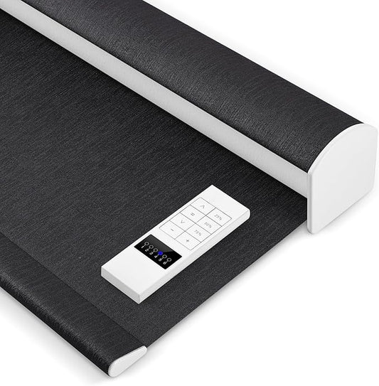 Zshine Motorized Blackout Window Blinds Customize Width Remote Control Wireless by ZSHINEHome