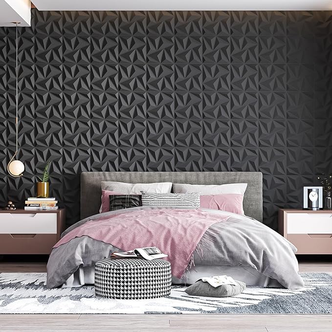 Art3d 3D Wall Panels 100 Pack, 11.8" x 11.8" PVC Wall Panels - Image 7