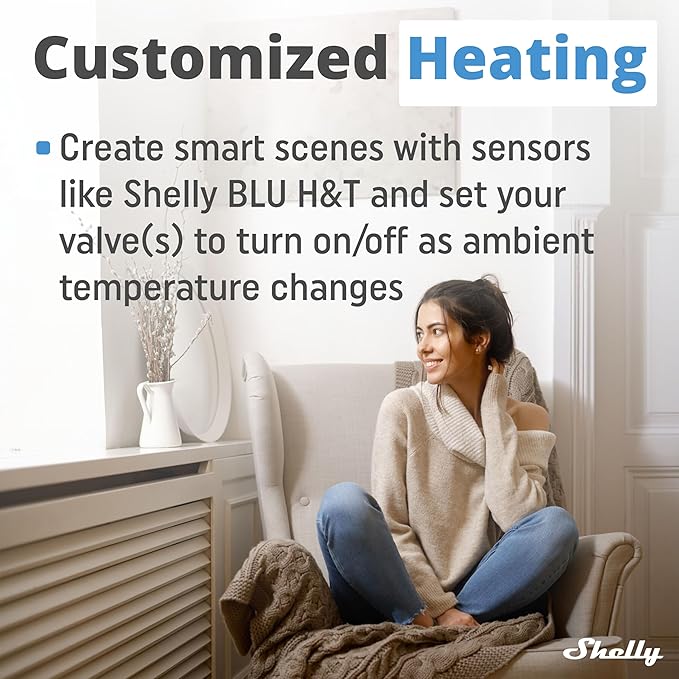 Shelly Blu TRV & Blu Gateway Gen3, Smart Thermostatic Radiator Valve, - Image 4