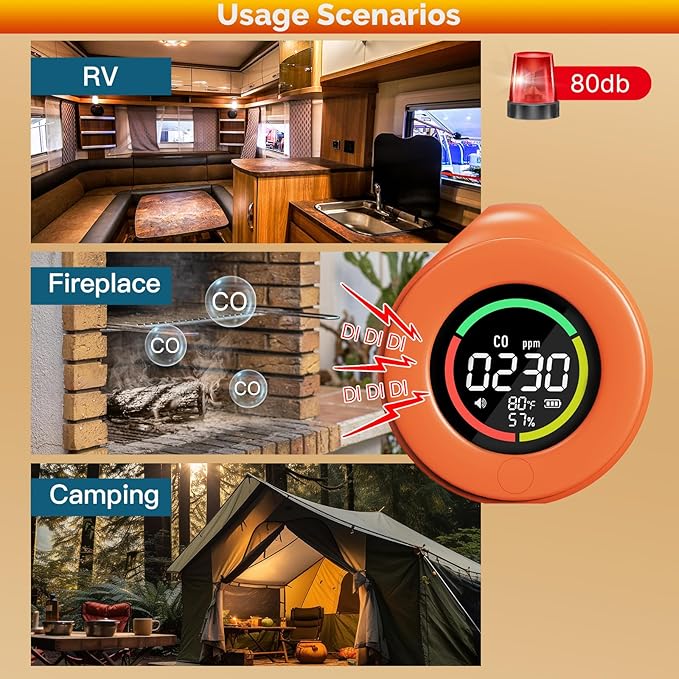 MOES Portable Carbon Monoxide Monitor - Image 3