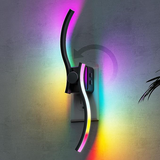 L LOHAS LED Night Light, Night Lights Plug into Wall, Modern Nightlight by LLOHASLED