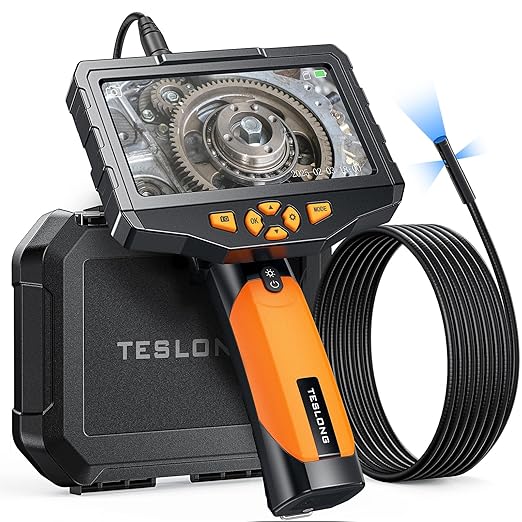 Triple Lens Borescope Inspection Camera, Teslong Professional Endoscope by Teslong