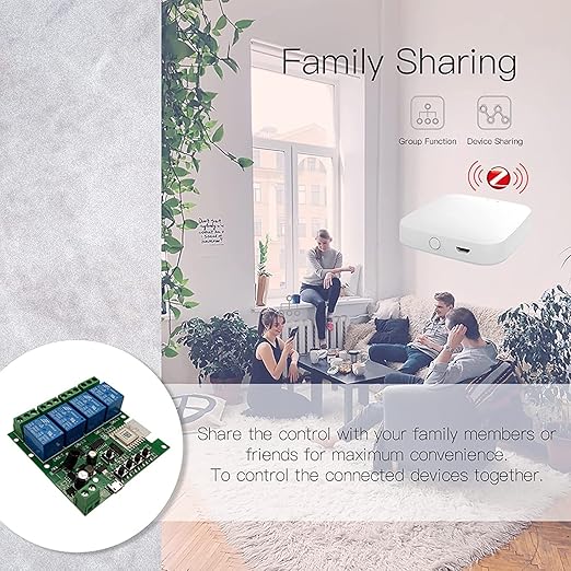 Newgoal Zigbee Tuya Smart 4 Channel Smart Relay Module - Image 3