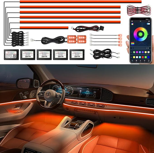 Acrylic Interior Car Lights, AMKI Car LED Strip Light by AMKI
