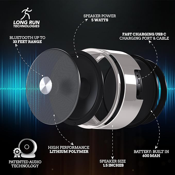Long Run Technologies Stereo Bluetooth Speakers - Image 7