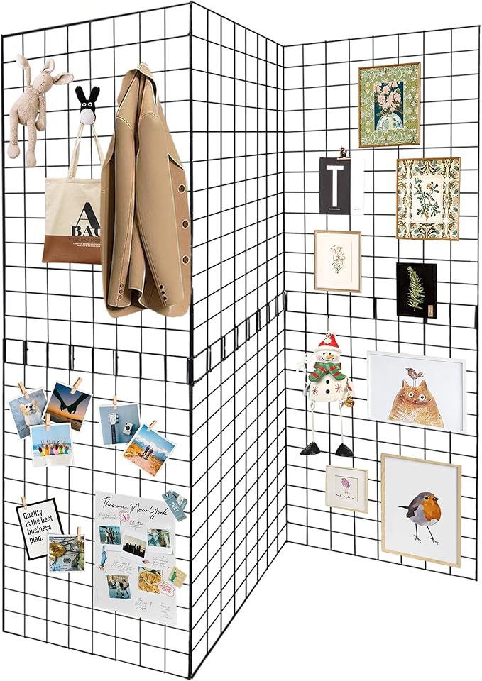 Koretech Grid Wall Panels 3 Pcs, Commercial Grade Gridwall Panels, Metal Grid by Unknown