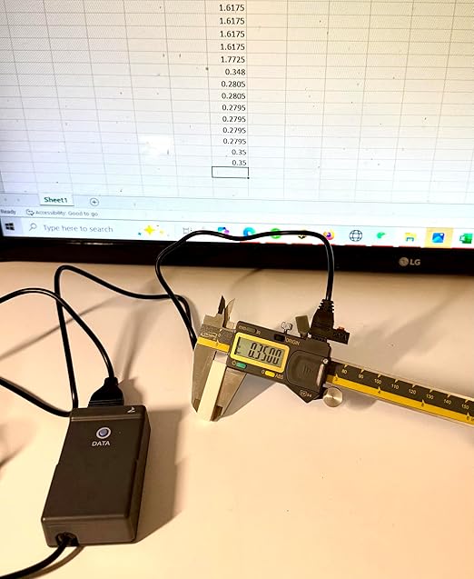 iGAGING Absolute Origin 0-6" Digital Caliper, IP54 Stainless Steel, SPC/USB - Image 2