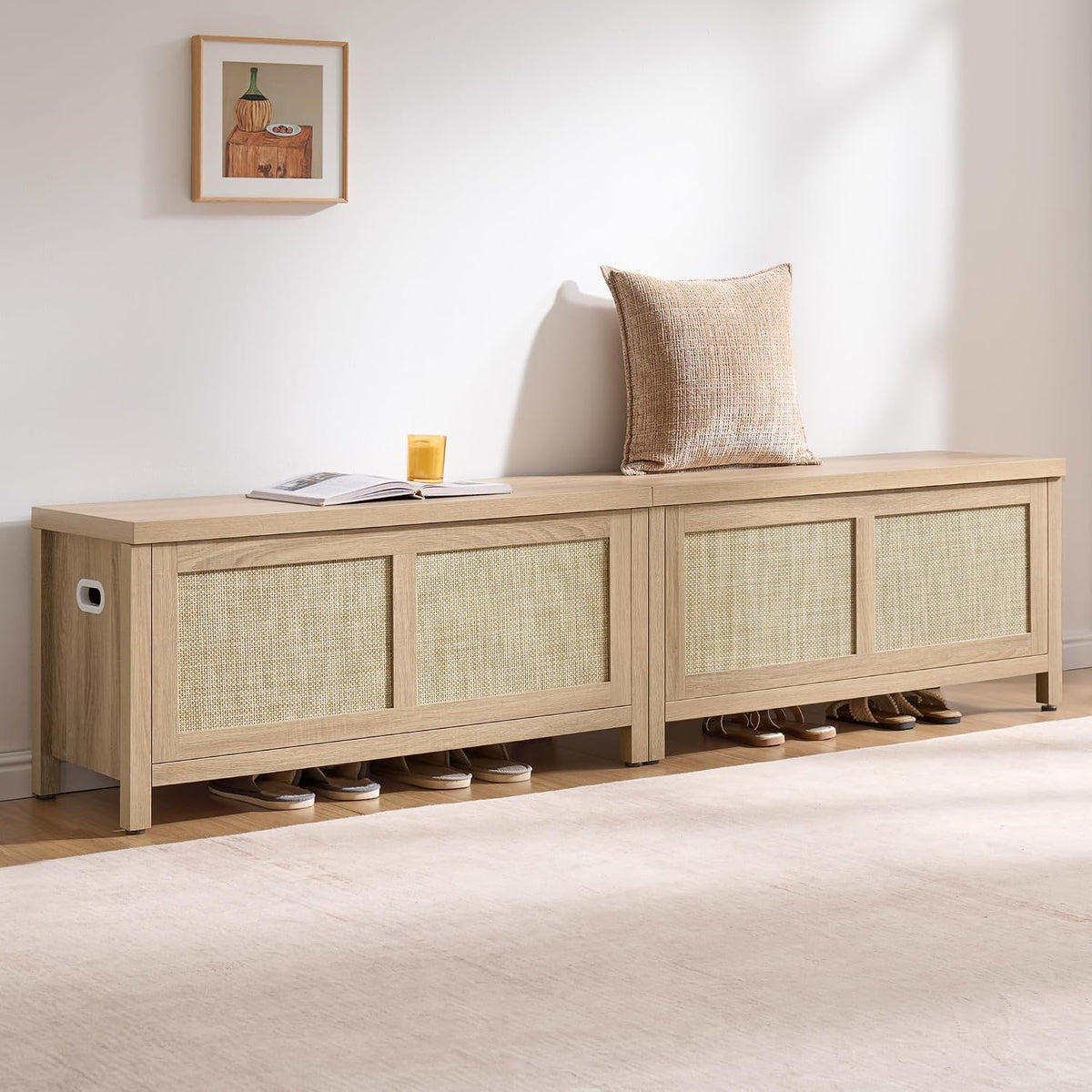 sicotas rattan storage chest set of 2 39.4", main product view
