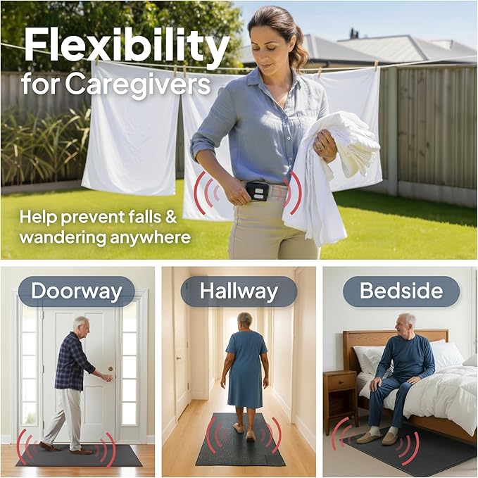 Smart Caregiver Floor Mat Alarm and Pager System - Image 5