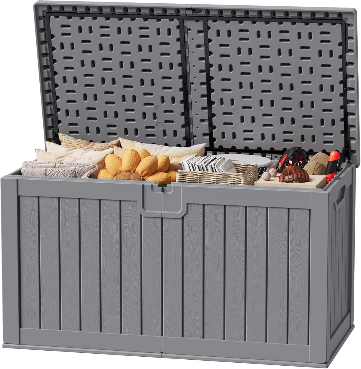jummico hdpe 250 gallon deck box double-wall with, main product view