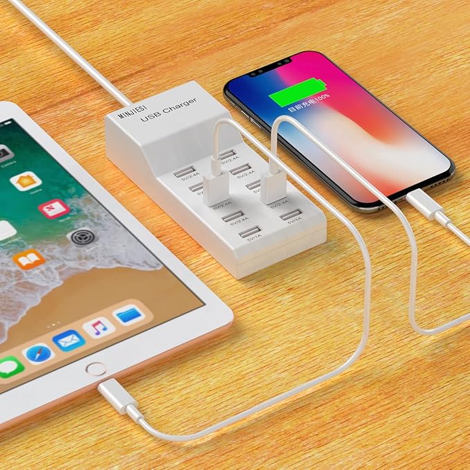 USB Charging Stations 50w10A 10 Ports Multiple Charging Block/Power USB Strip - Image 7