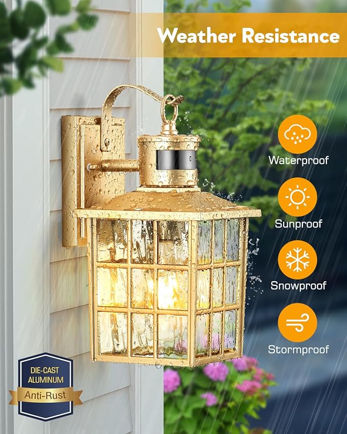 VIANIS Porch Lights Outdoor, Modern Outside Motion Sensor Lights - Image 6
