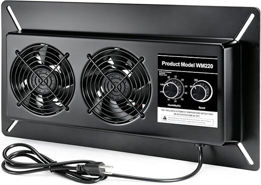 WARMOASIS 220 CFM Crawl Space Vent Fan by WARMOASIS