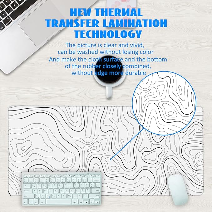 Desk Mat, 35.4"x15.7" Big Mouse Pad - Image 3