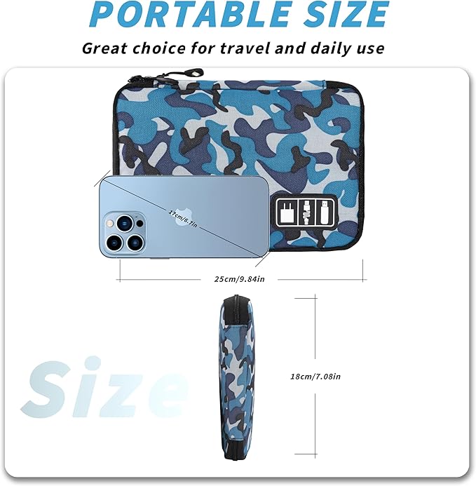 Electronics Organizer, Portable Cable Organizer Bags, Travel Electronic - Image 3