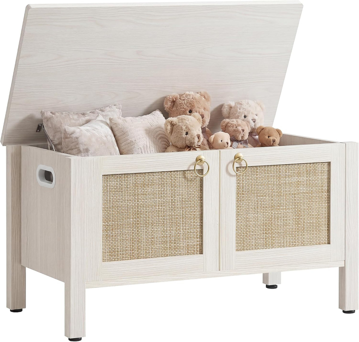 sicotas rattan storage bench boho storage chest with, main product view