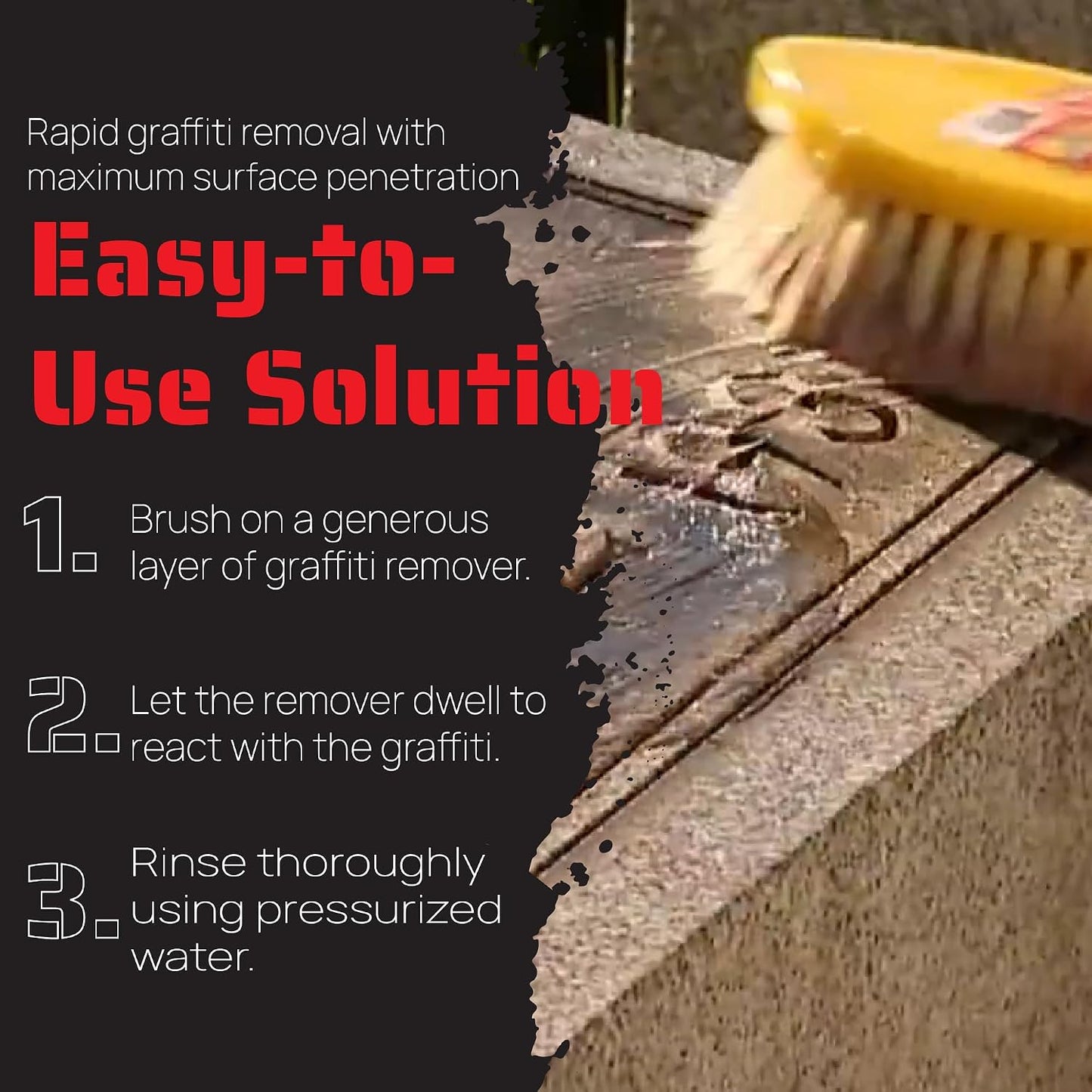 Elephant Snot Graffiti Remover (1 Gallon) | | Superior Biodegradable Formula for Rapid Graffiti Removal on Porous Surfaces | Trusted by Professionals