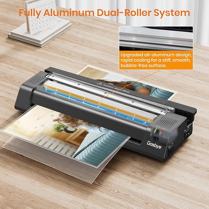 Gasbye Laminator Machine, 13-Inch Thermal Laminator - Image 4