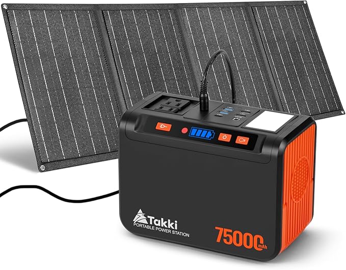 Takki 450W Peak Solar Generator 277Wh Portable Power Station by Takki