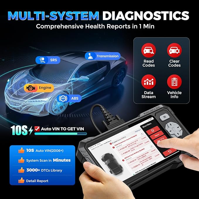 KINGBOLEN OBD2 Scanner S608, 2026 Bidirectional Scan Tool - Image 5