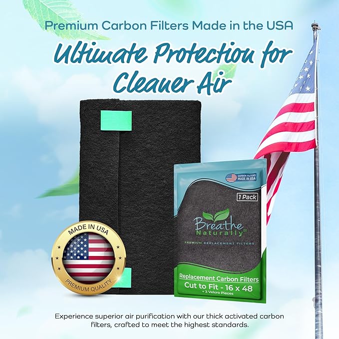 Breathe Naturally Universal Cut To Fit Carbon Activated Air Filter - Image 2