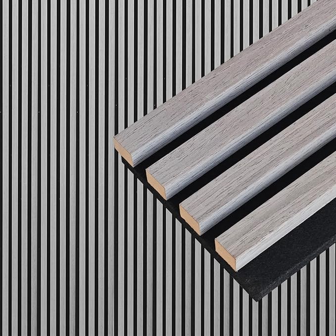 NeatiEase Wood Wall Panels, 9 Feet Acoustic Slat Wall Panels - Image 6