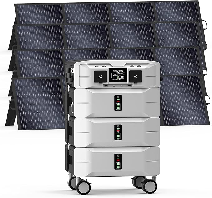 IEE SP5000 Solar Generator 5000W, 7680Wh Power Station by EnerVikSolargeneratorforhomeuse