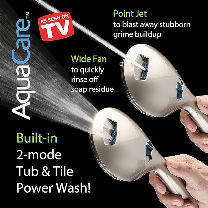 Hotel Spa AquaCare As-Seen-On-TV High Pressure Handheld/Rain 50-mode 3-way - Image 4