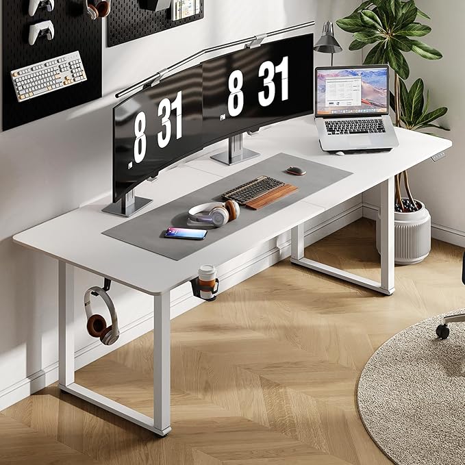ONBRILL Standing Desk, 63x30 Inches Rectangle Stand Up Desk by ONBRILL