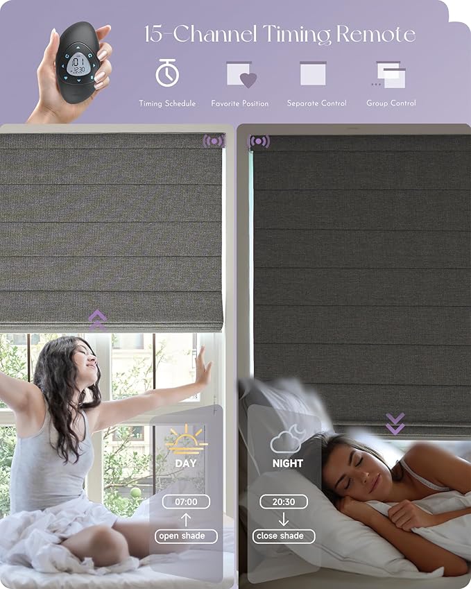 Graywind Smart Roman Shades Compatible - Image 4