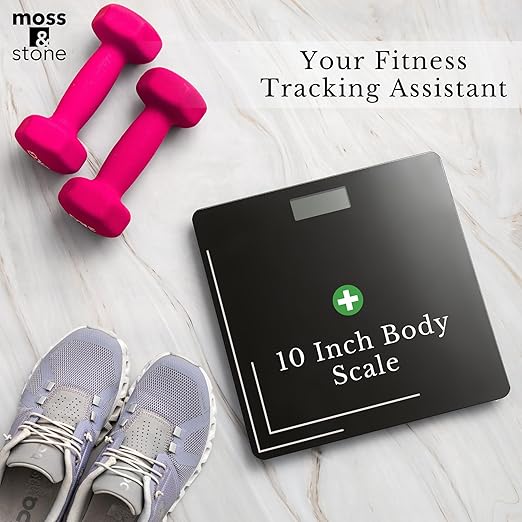 Moss & Stone Black Digital Bathroom Scale - Image 4