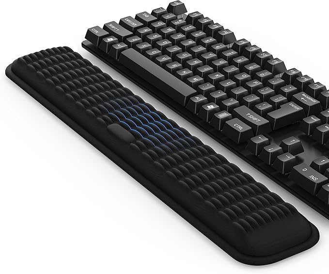 MEKASS Keyboard Wrist Rest, Soft Memory Foam Wrist Support by Mekass