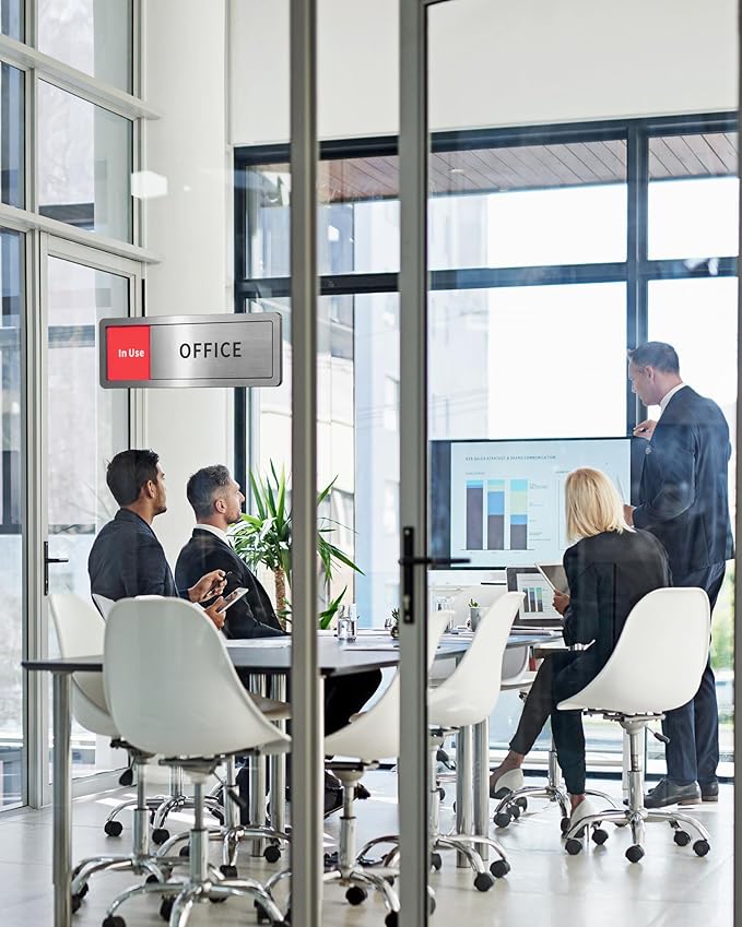 Office Door Signs Do Not Disturb, In Use/Available Slider Sign - Image 6