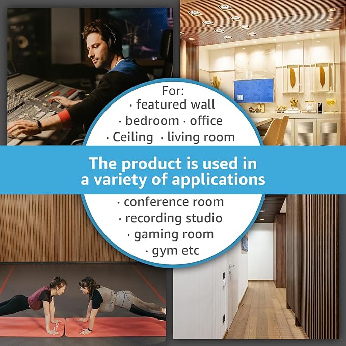 Art3d 2pcs-104 x 15.75in Slat Acoustic Panel - Image 7