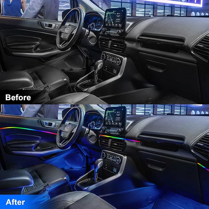 Interior Car LED Strip Lights, Acrylic LED Lights - Image 5