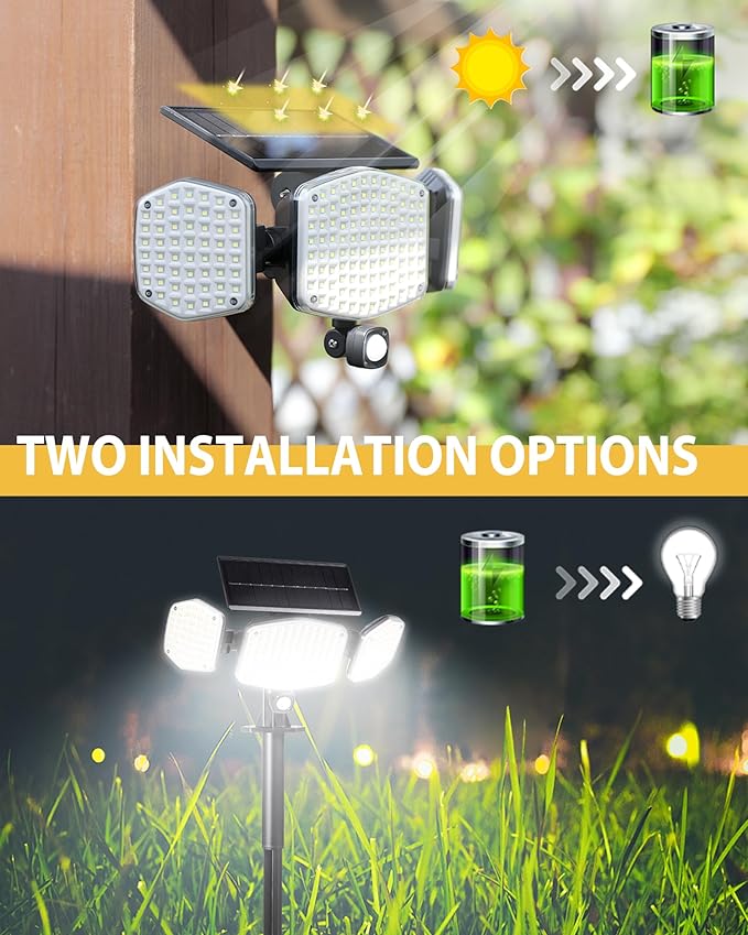 HAARAY Solar Motion Lights Outdoor - Image 6