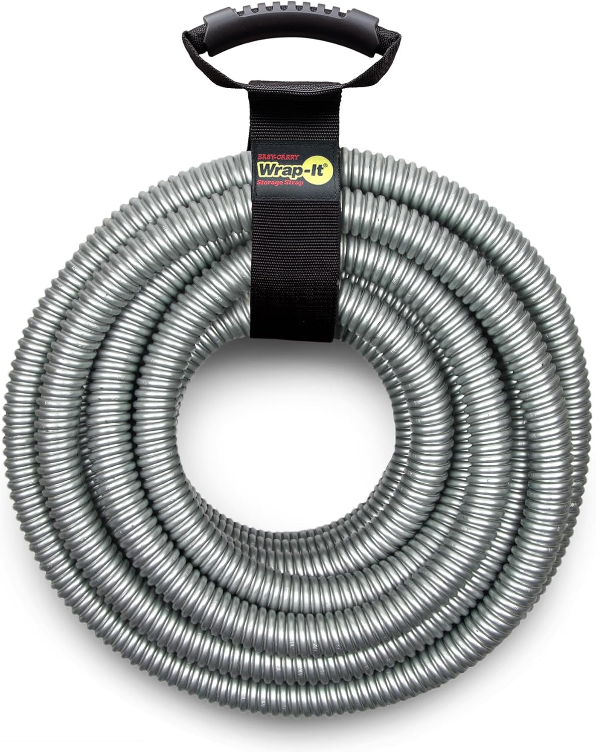 Easy-Carry Wrap-It Storage Straps - 22" (2-Pack) | Heavy-Duty Hook and Loop Cord Carrying Strap, Hanger, and Organizer with Handle for Pool Hoses, Garden Hoses, Cords, Cables
