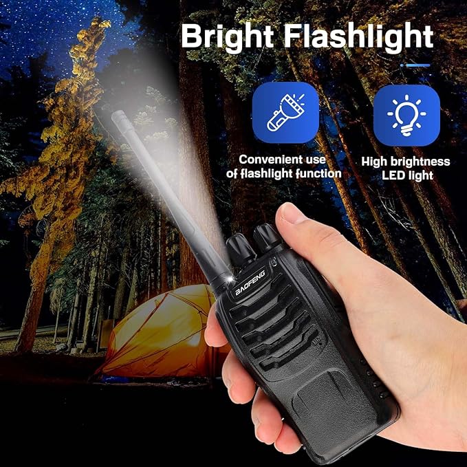 Baofeng Walkie Talkies 888S Rechargeable Long Range - Image 4