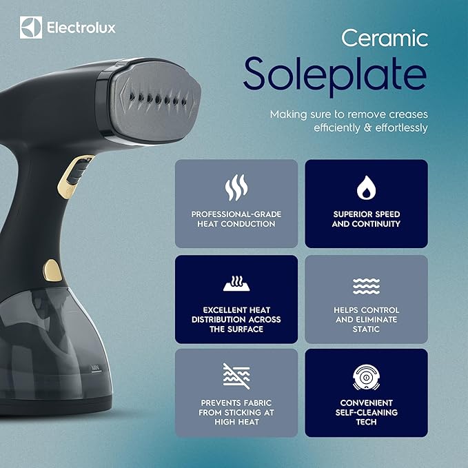 Electrolux Steamer for Clothes, LX15003 Portable Handheld Fabric and Garment - Image 4